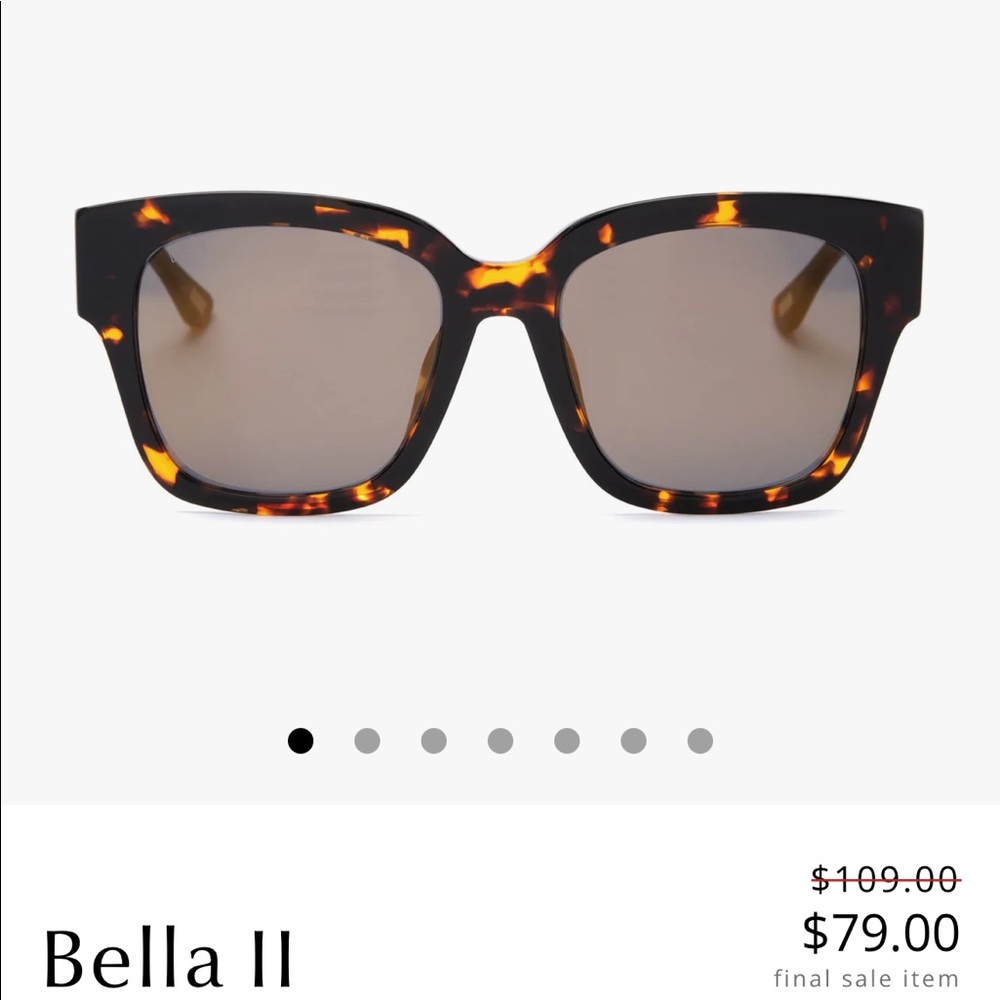 Diff Eyeware sunglasses- dark tortoise